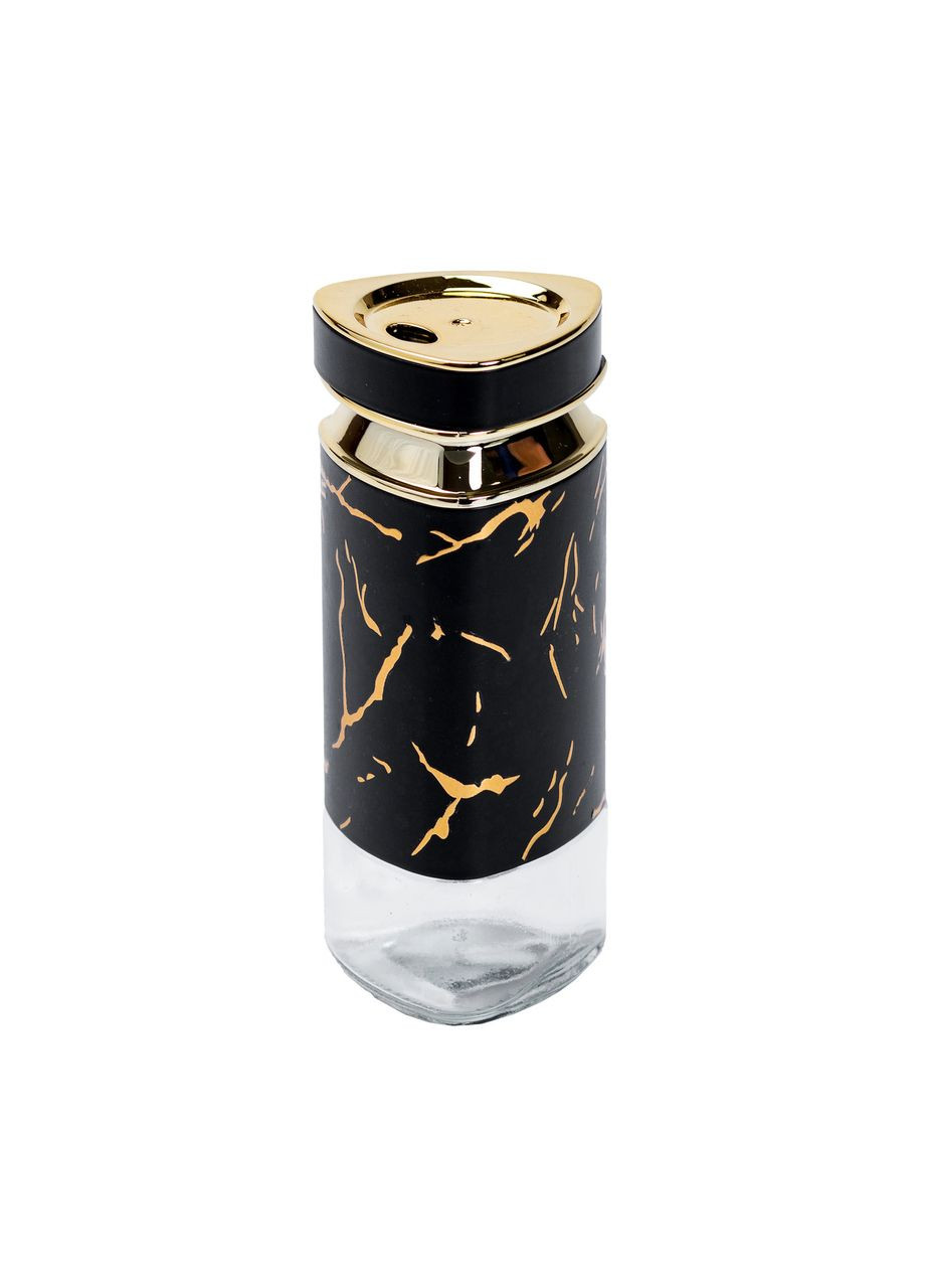 Емкость для специй стеклянная 120 мл черная TS Kitchen (353304607)