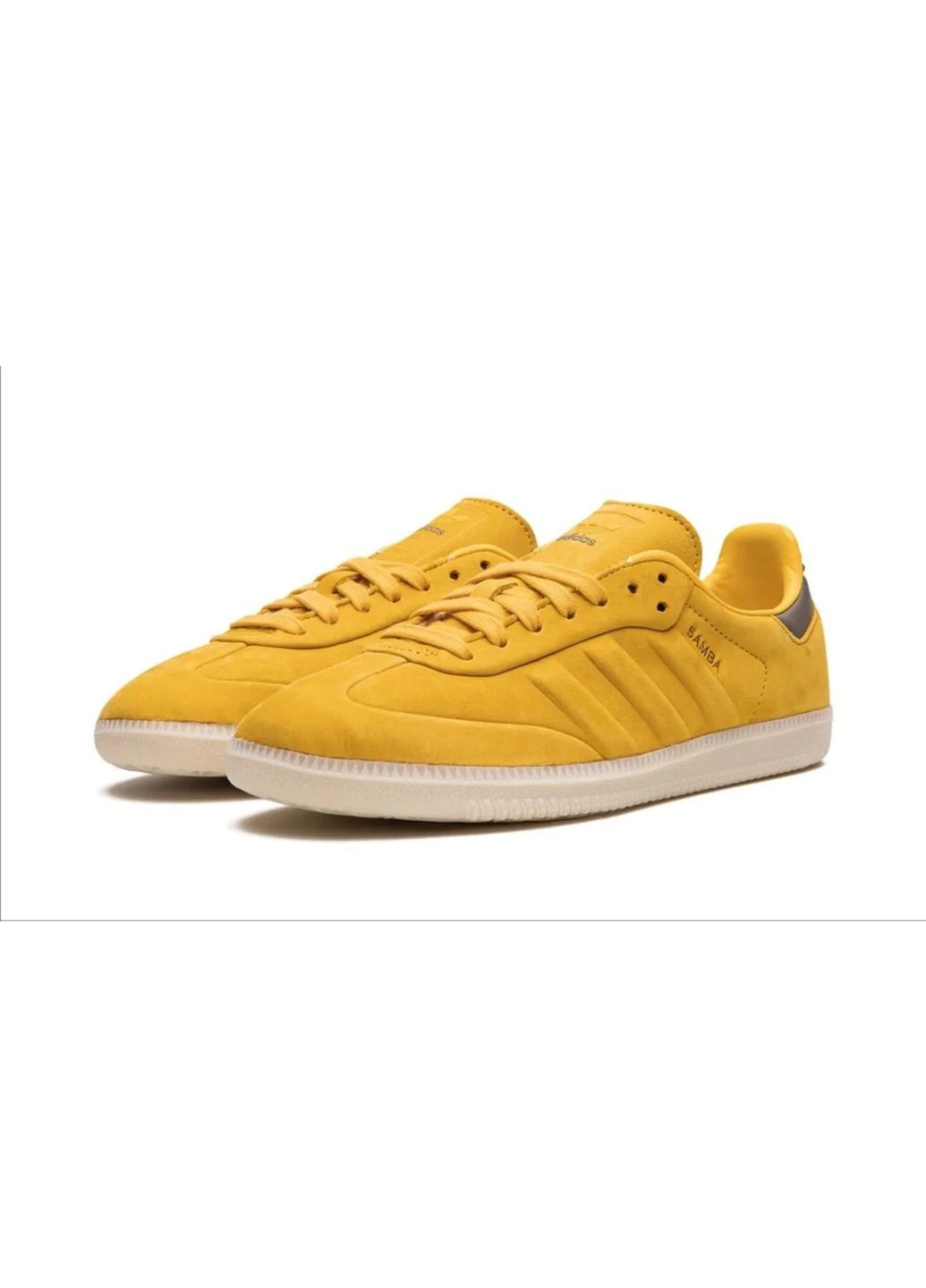 Желтые кроссовки мужские samba yellow ig7601 adidas