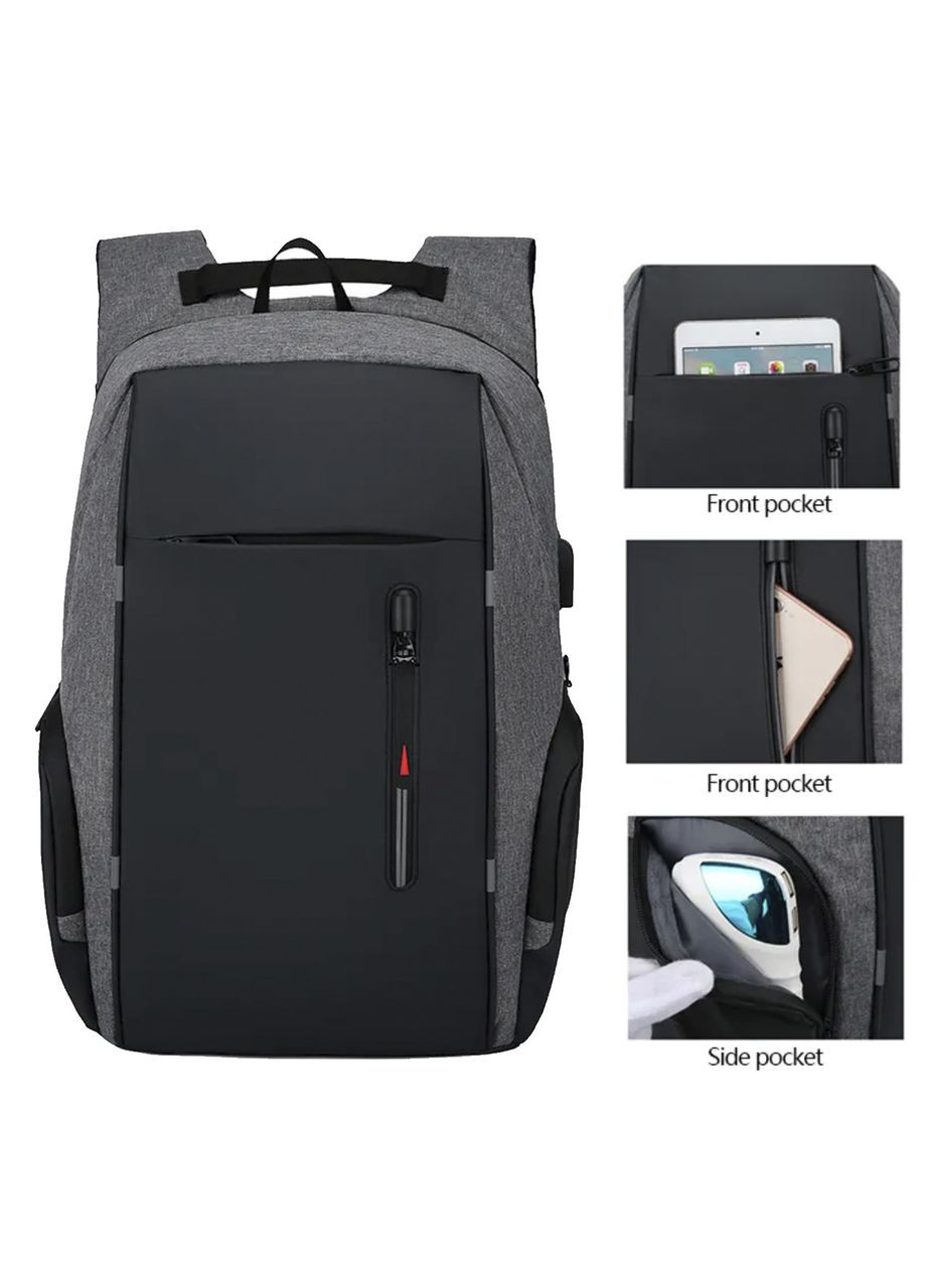 Рюкзак для ноутбука 15,6 с USB портом Monsen (278251852)
