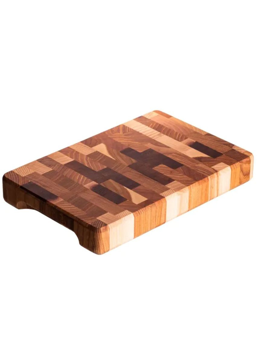 Разделочная доска торцевая Домино 20*30 см, дуб LUGI (365746348)