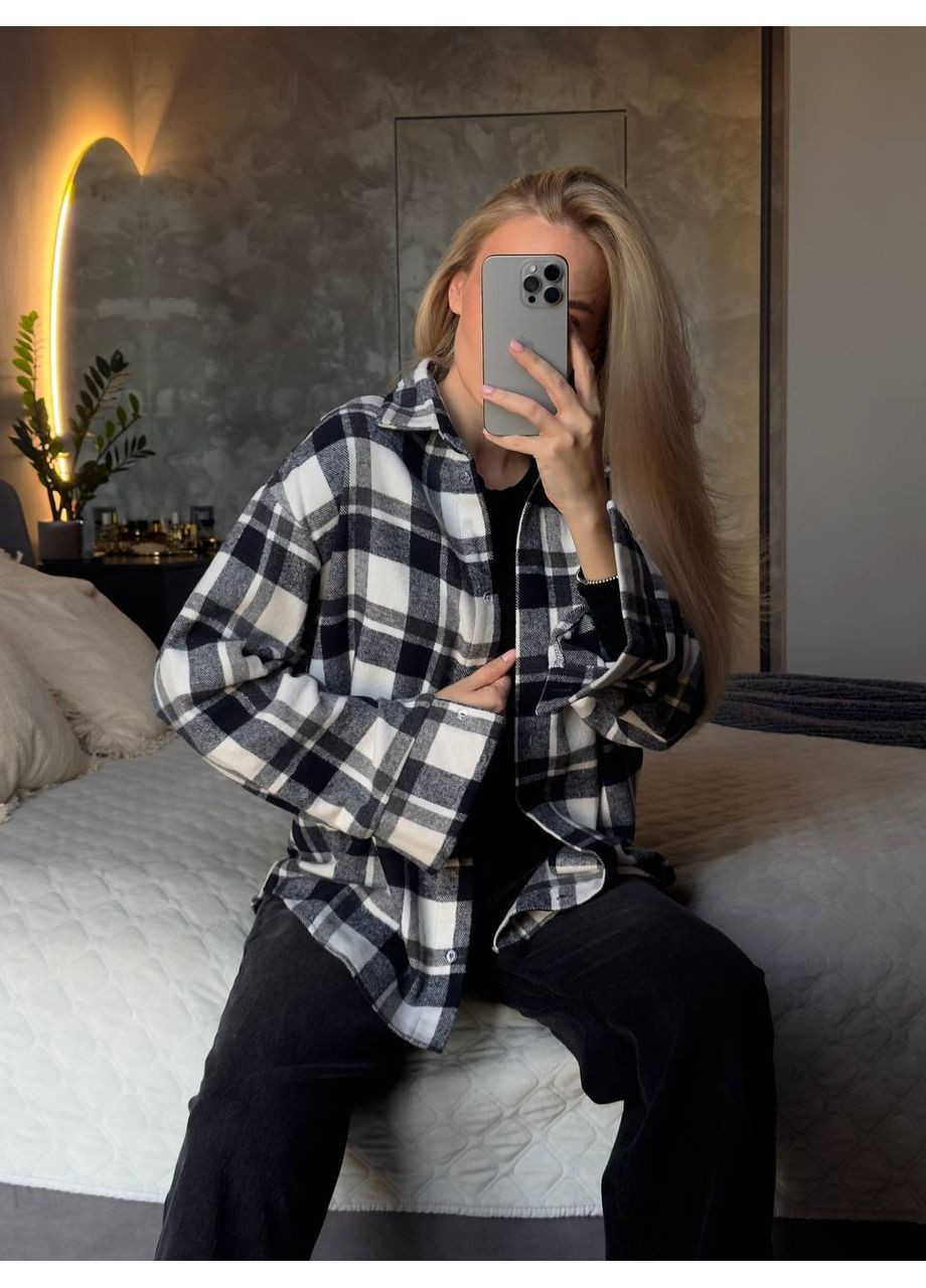 Жіноча сорочка в клітинку FINO Mode (366980580)