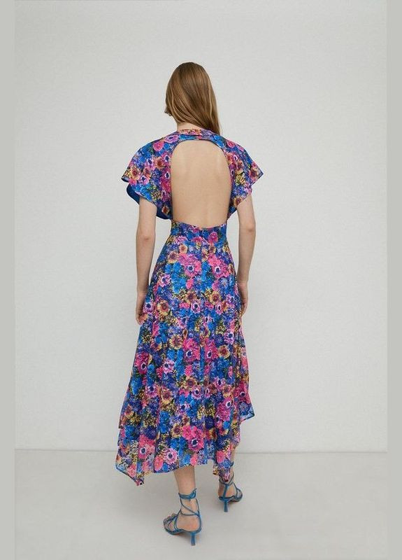 Комбинированное платье Warehouse