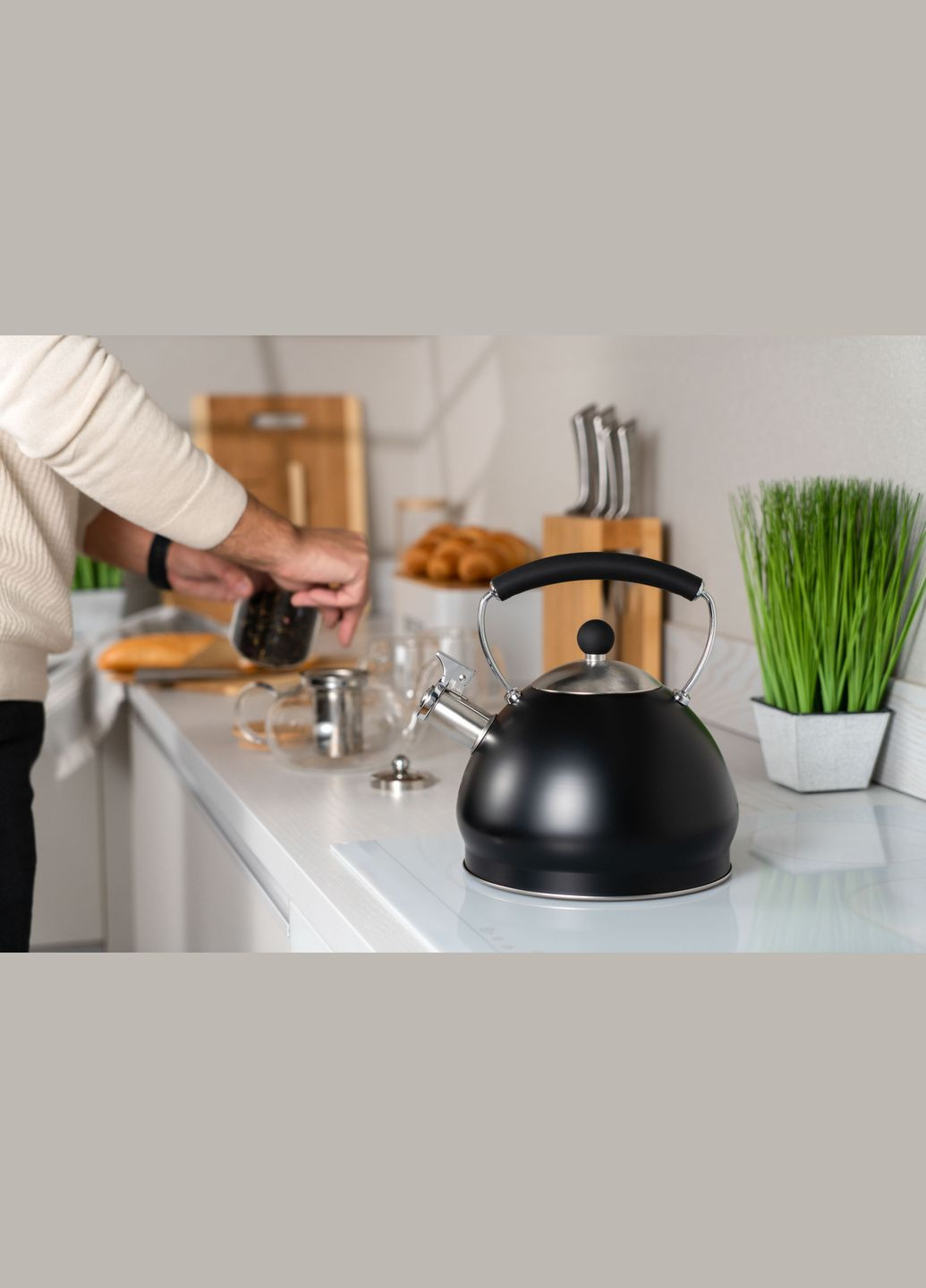 Чайник Black Mars, 3 л, черный, нержавеющая сталь. Ardesto (314779593)