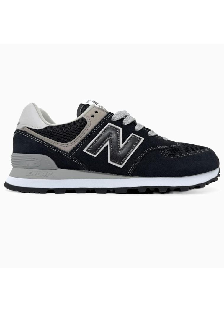 Серые демисезонные кроссовки мужские new balance 574 legacy black grey нью беланс 574 No Brand