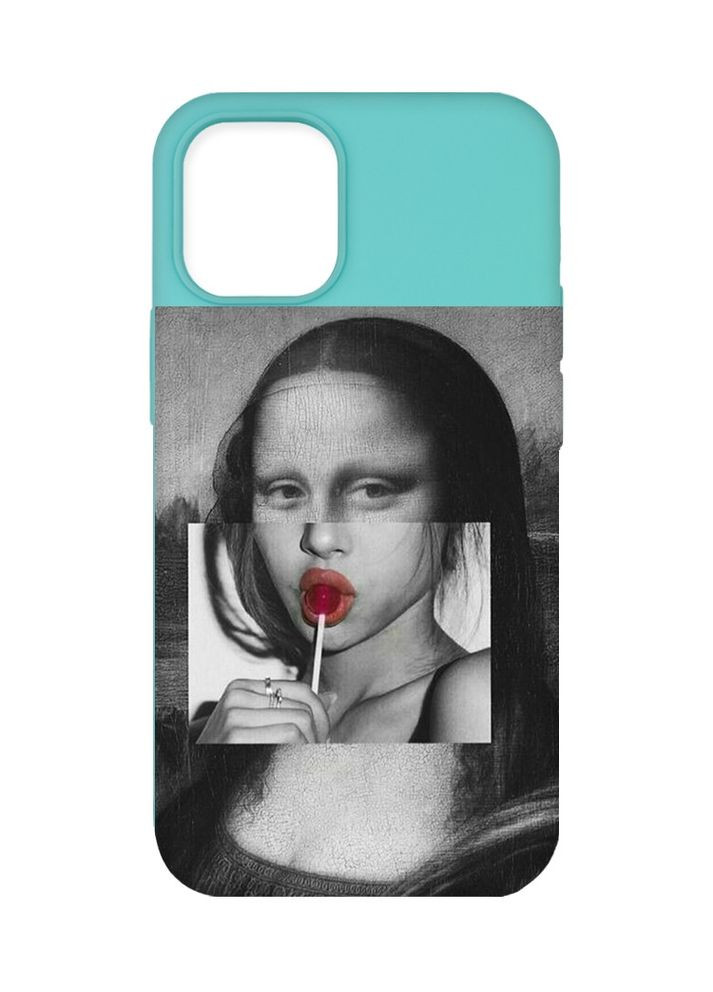 Матовый чехол на iPhone 12/12 Pro:: Современная Мона Лиза (принт 351) Creative (360679470)
