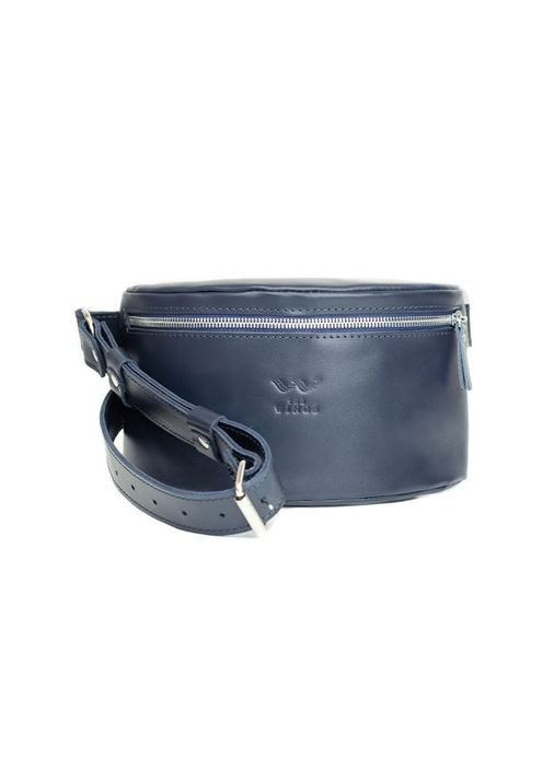 Кожаная поясная сумка синяя The Wings (348358697)