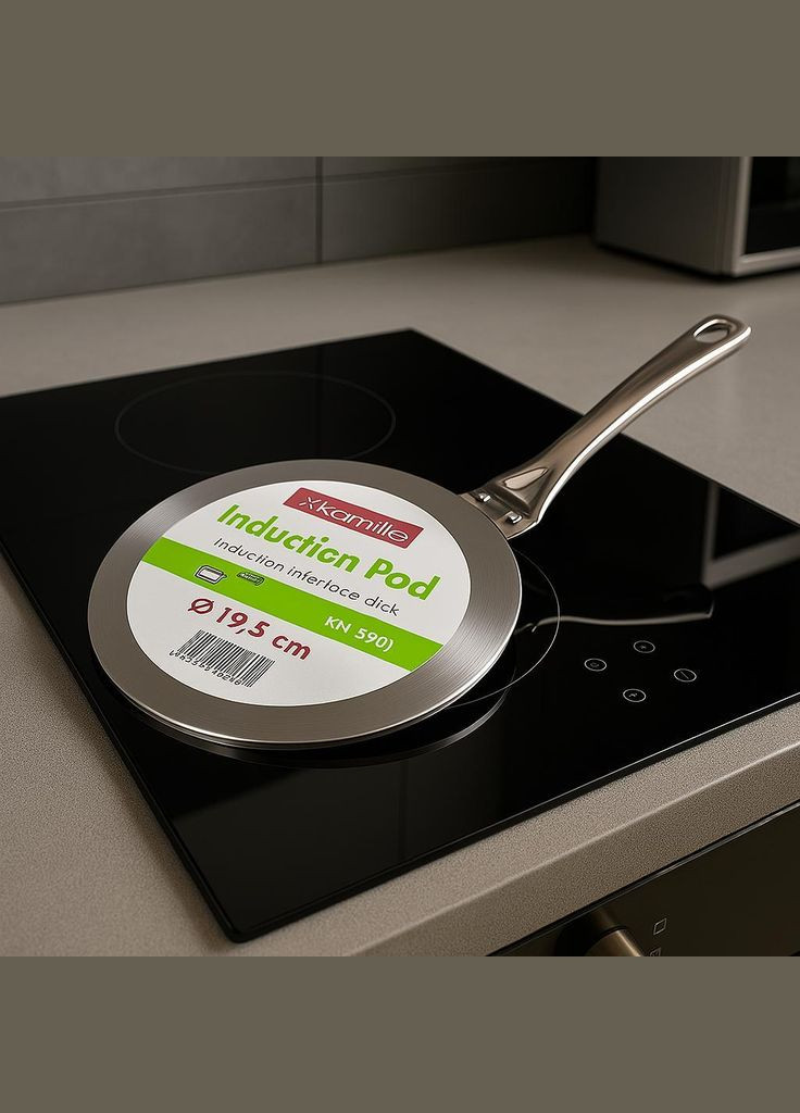 Адаптер-перехідник для індукції з ручкою 19.5 см Kamille (370673878)