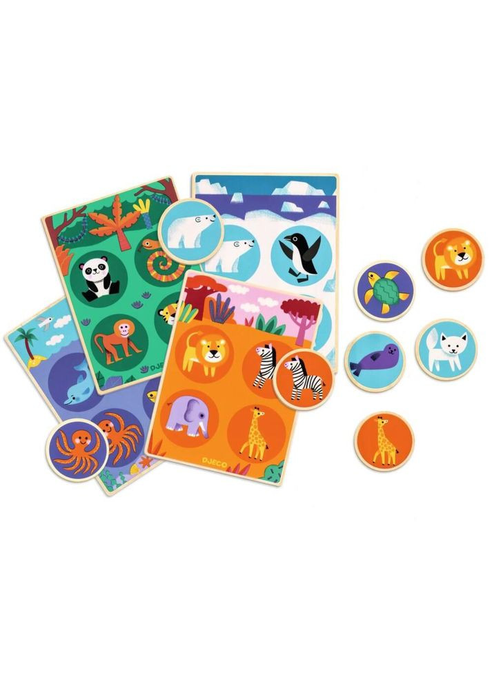 Настільна гра Дерев'яне лото DJ01615 Djeco (362314209)