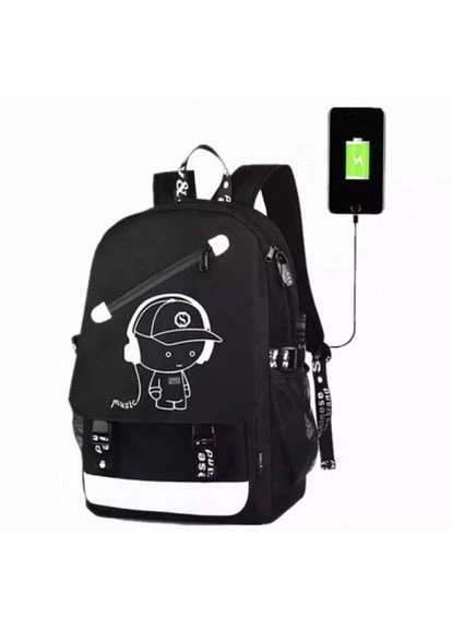Рюкзак з USB-портом і світловідбиваючим ефектом 20 л (Рюкзак Music_420) XPRO (392923172)