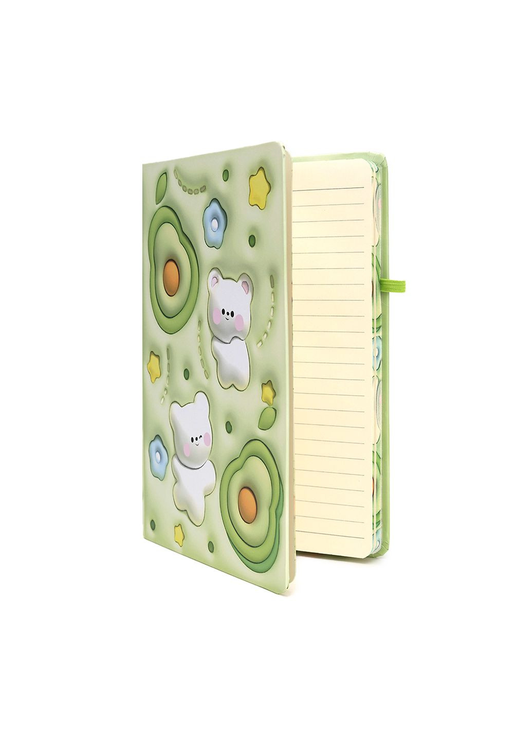 Блокнот на резинке с твердой обложкой цвет разноцветный CB-00253396 Malevaro (319121843)