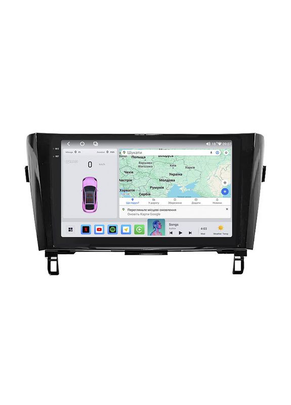 Штатна магнітола 10" для Nissan X-Trail III 2013-2019 4/64 QLED CarPlay 4G Wi-Fi GPS 360 Prime 6шт Lesko (336197514)
