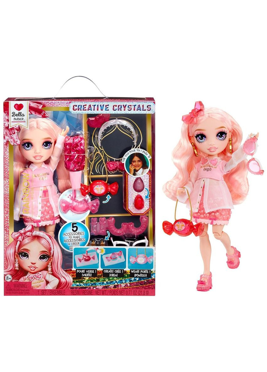 Игровой набор с куклой серии Creative Crystals - Белла Rainbow High (324226683)