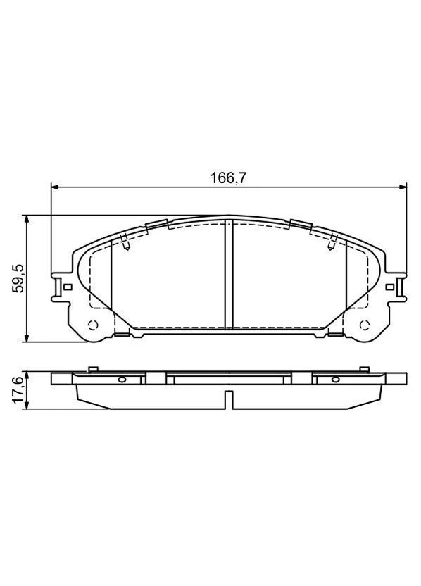 Тормозные колодки дисковые Bosch (390299248)