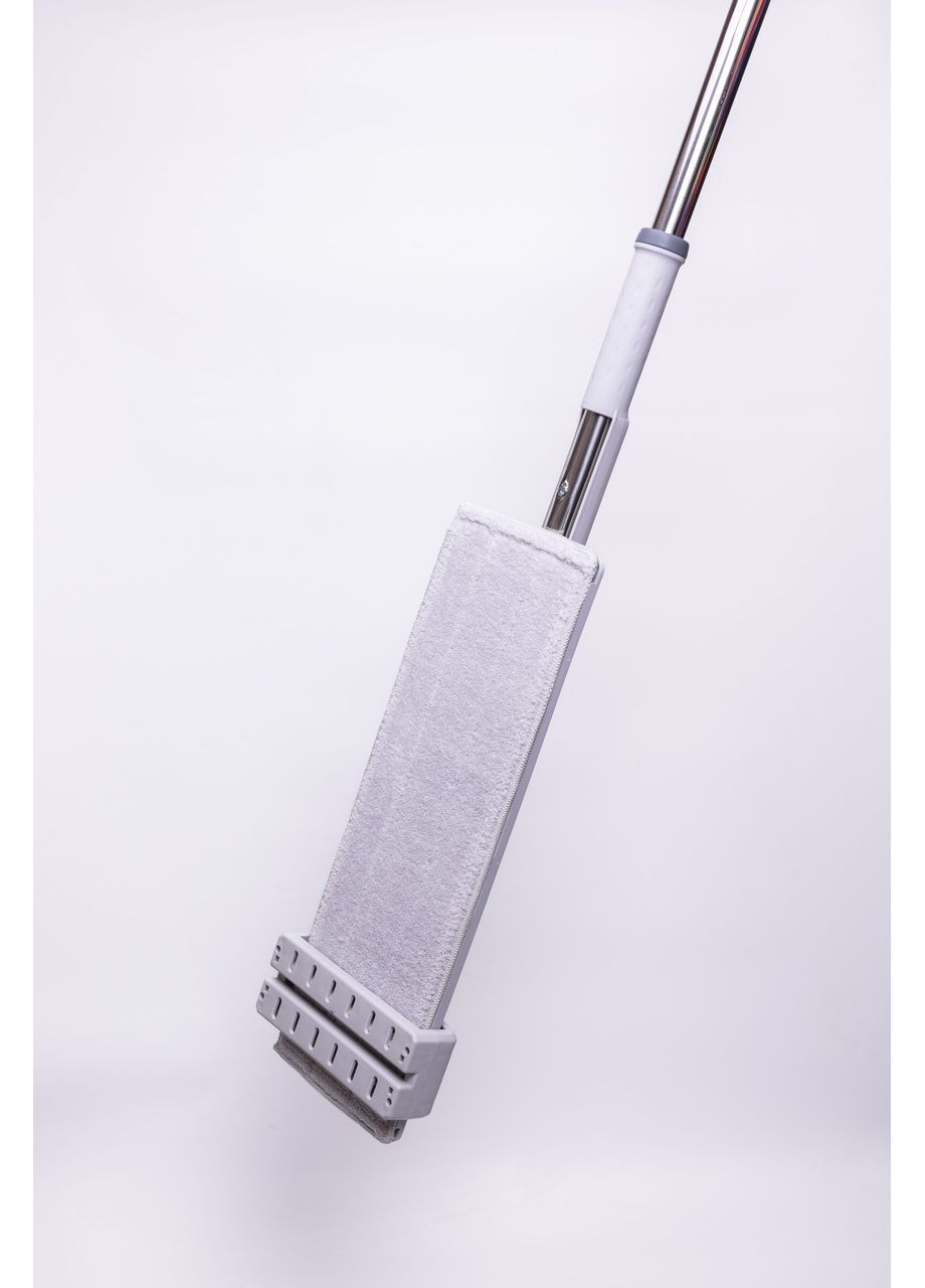 Швабра с телескопической ручкой 35015-3 оранжевая для сбора полов и потолка для плитки ламината паркета. ProDobro (364190392)