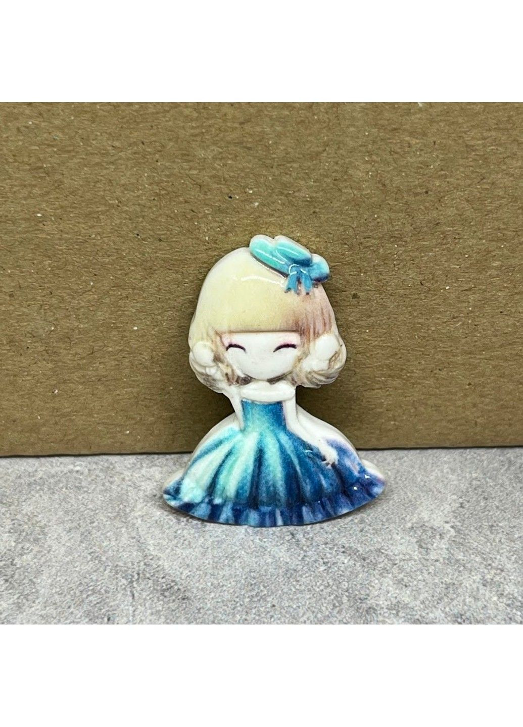 Пластиковый декор (серединка для бантика) - размер 3 см, арт 018511, 1 шт No Brand (339102098)