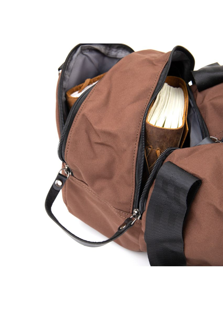 Спортивна сумка текстильна 20643 Коричнева Vintage (329147872)