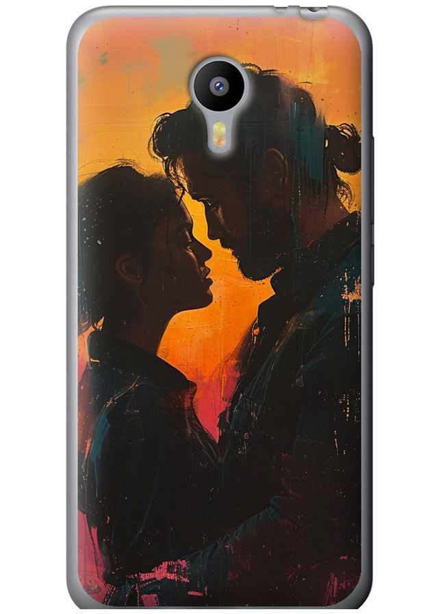 2D пластиковый чехол 'Любовь на полотне' для Endorphone Meizu M2 Note (286768119)