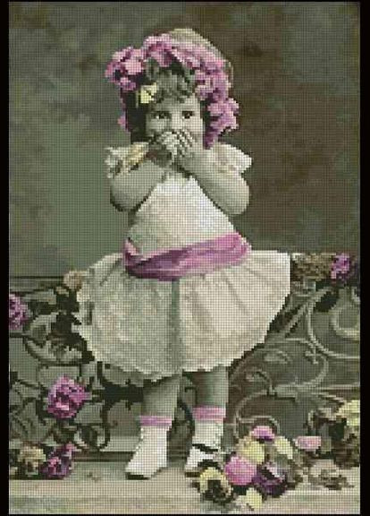 Набор для вышивки крестиком. Размер: 22*32 см. Викторианская красивая Лоскуток (315362371)