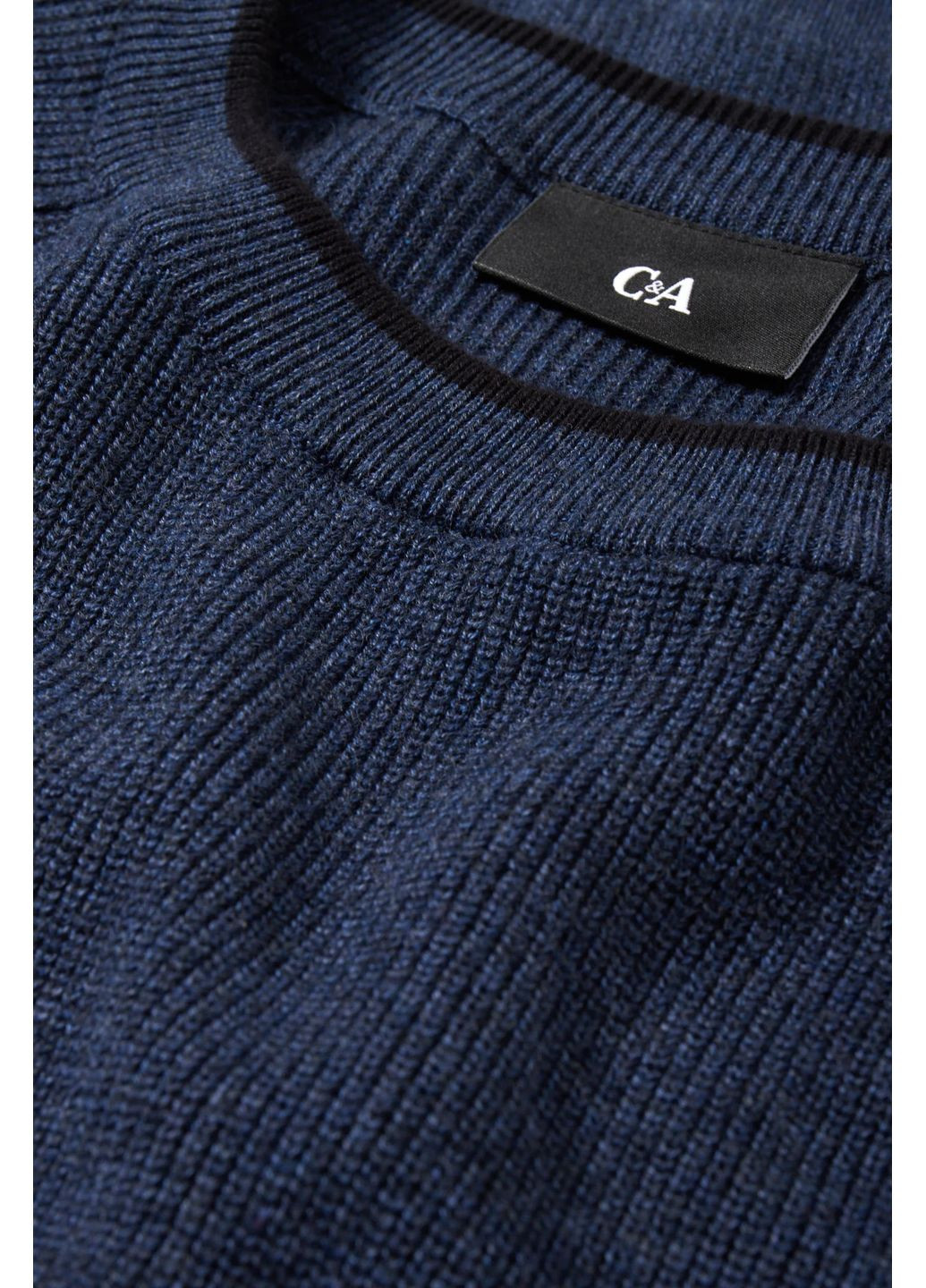 Синій демісезонний светр з бавовни C&A