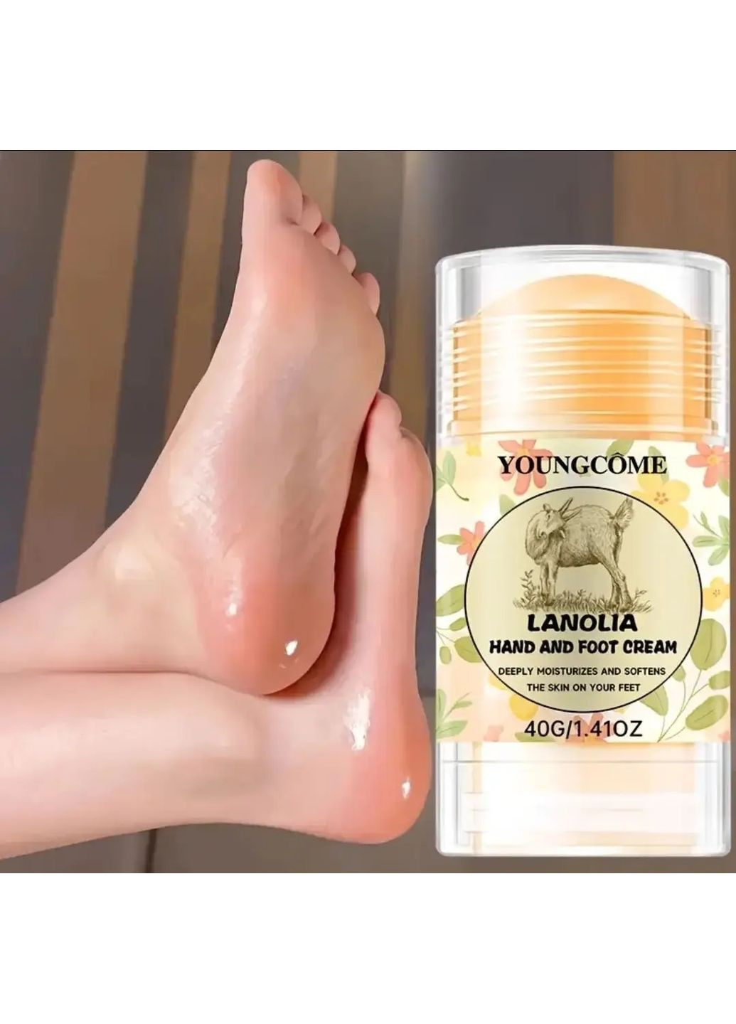 No Brand Зволожуючий крем Lanolia для рук та ніг з ланоліном та гіалуроновою кислотою, 40 мл — Крем, (351855943)