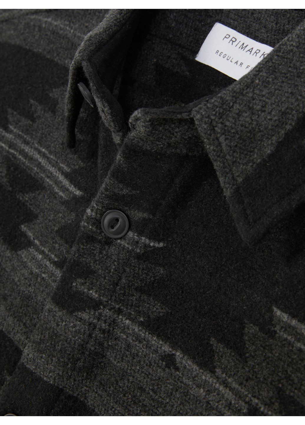 Куртка-сорочка,чорний-сірий в візерунки, Primark (369624130)