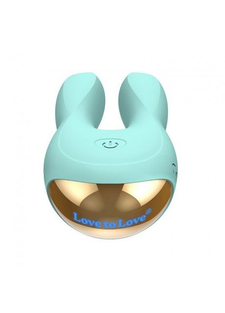 Вибратор кролик Hear Me Menthe с двумя моторчиками и разноцветной LED-подсветкой Love To Love (296627305)