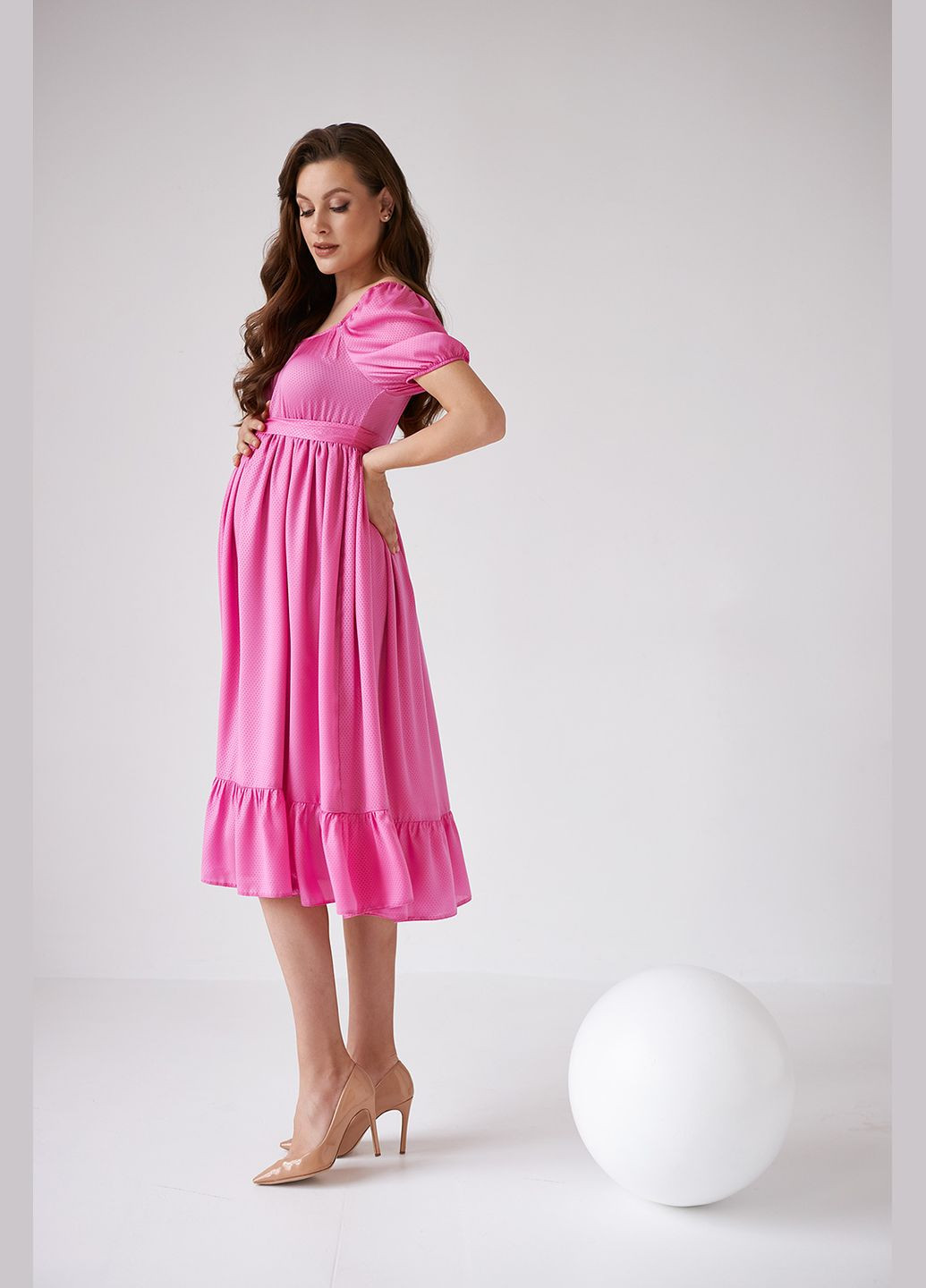 Розовое повседневный платье 2103 1545 Dianora
