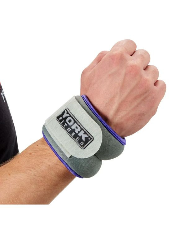 Обважнювачі Soft для рук і ніг 2х0,5кг сірий York Fitness (361953044)