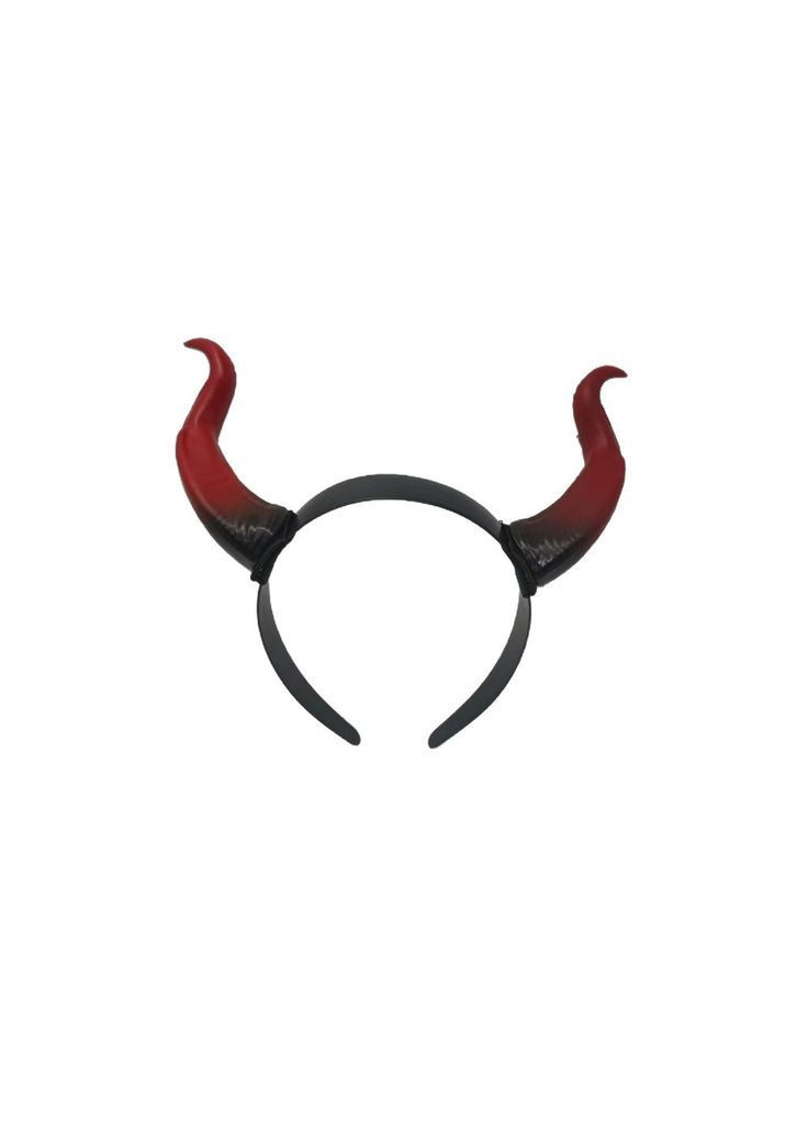 Обруч Рога на Хэллоуин one size черно-красный Jannet Обруч (365726232)