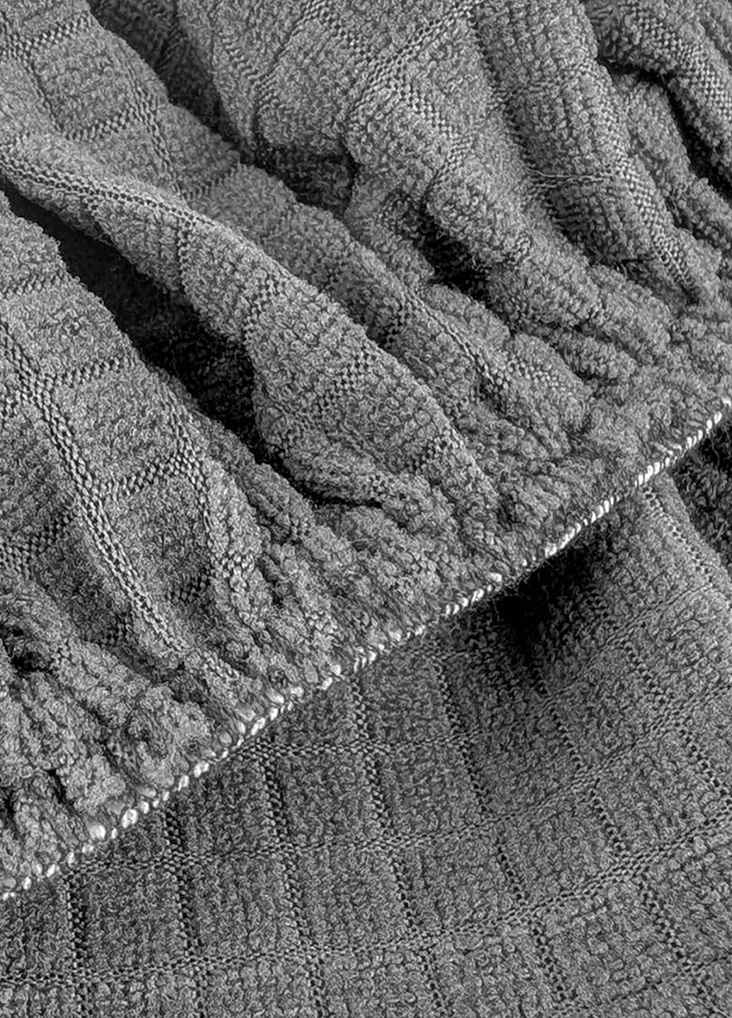 Чохол на стілець універсальний Corn Fleece сірий Love You (325221295)