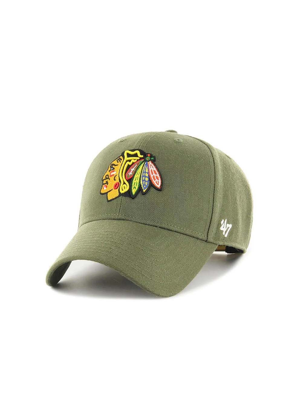 Кепка MVP CHICAGO BLACKHAWKS Зеленый 47 Brand (367590929)