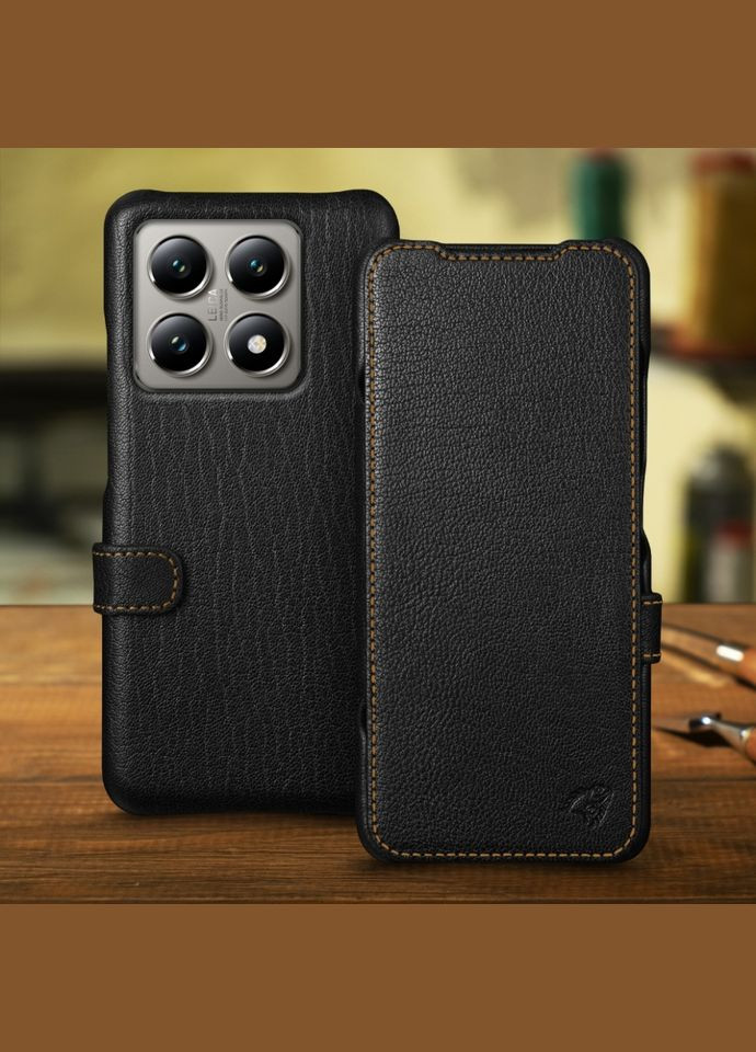 Чехол книжка Premium для Xiaomi 14T Чёрный (77921) Stenk (305665509)