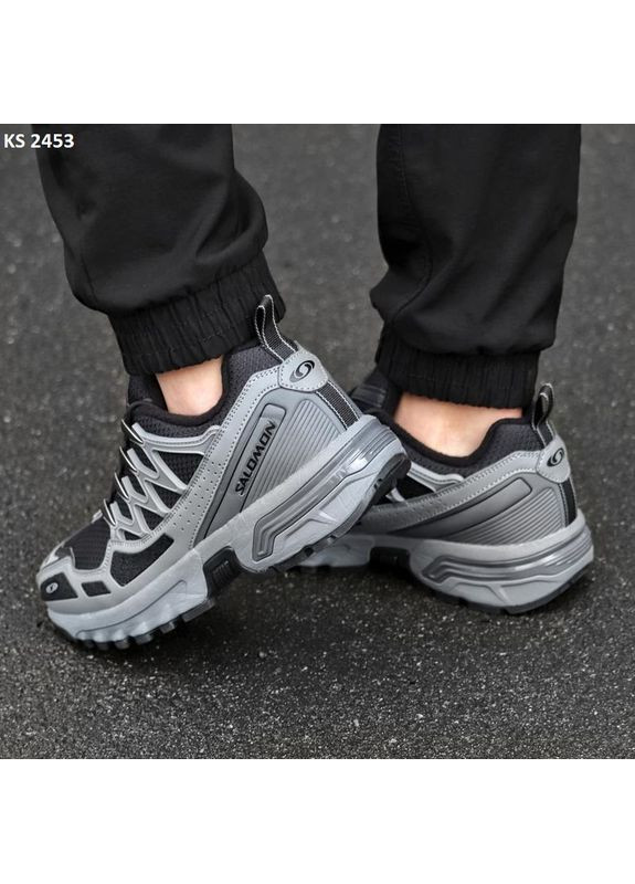 Сірі Осінні кросівки чоловічі salomon acs gore-tex dark gray саломон No Brand