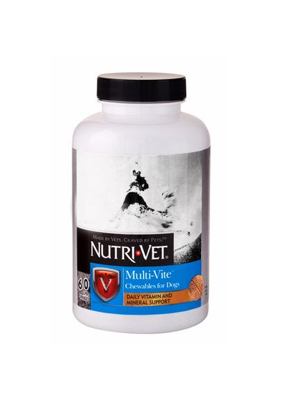 Мультивитамины для собак MultiVit жевательные таблетки 180 табл (669125935293) Nutri-Vet (279563497)