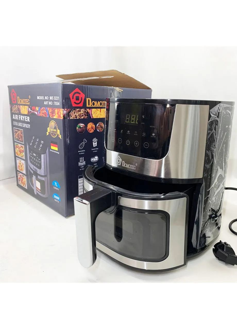 Аерофритюрка для смаження без масла MS-3221 3500Вт 7л Domotec (386148201)
