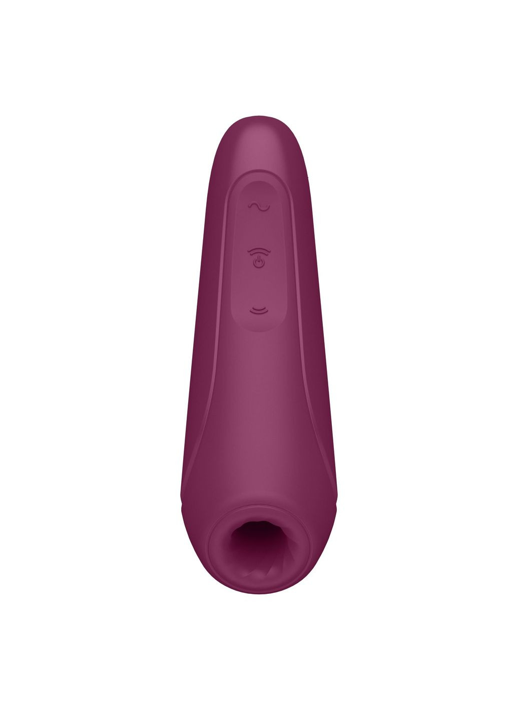 Вакуумний кліторальний стимулятор Curvy 1+ Rose Red з керуванням через інтернет Satisfyer (360967503)