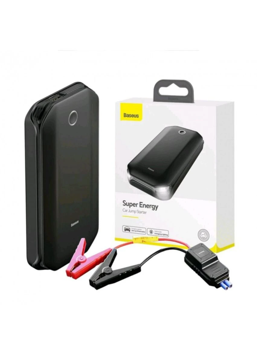 Автомобильное пуско-зарядное устройство Super Energy Car Jump Starter Black Baseus (317292484)