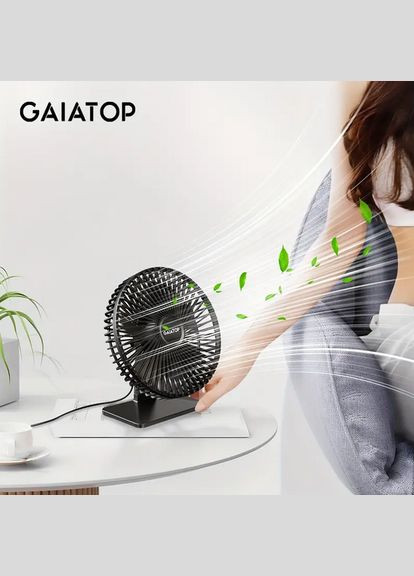 Настільний вентилятор від USB 3 швидкості GAIATOP TF16Blask No Brand (320639797)