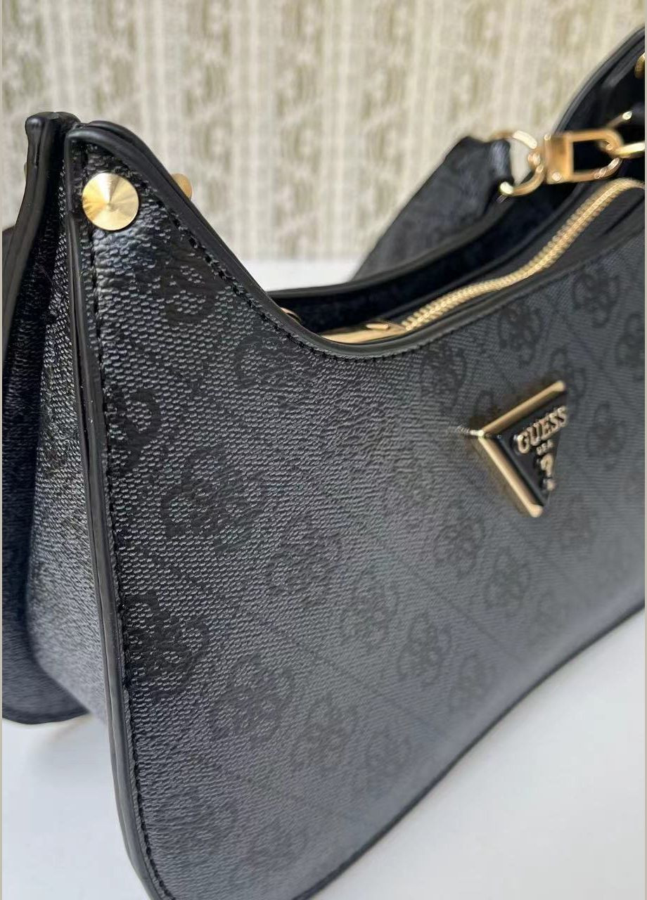 Женская сумка Guess багет серая No Brand (304525616)