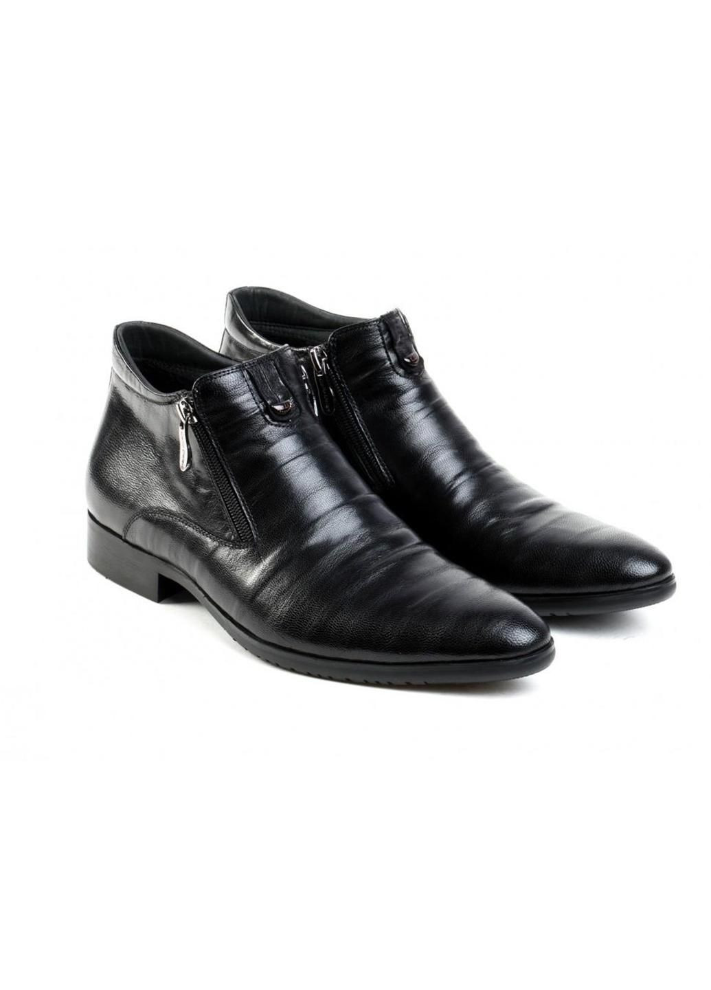 Черные зимние ботинки 7164047-б 41 цвет черный Carlo Delari