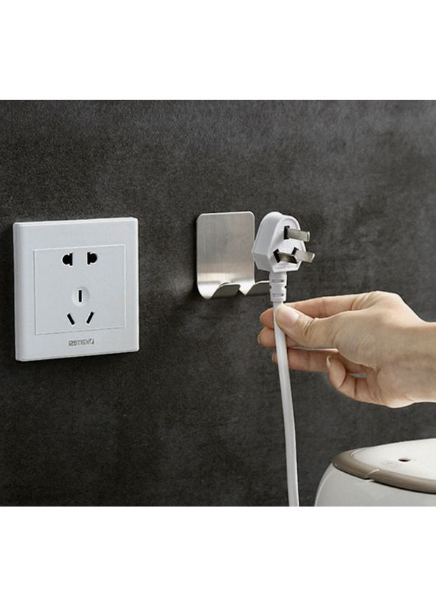 Тримач настінний багатофункціональний універсальний самоклейний сталевий No Brand (315632980)