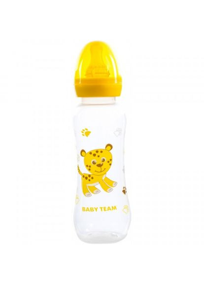 Пляшечка для годування Baby Team 0+ з латексною соскою 250 мл (268146955)