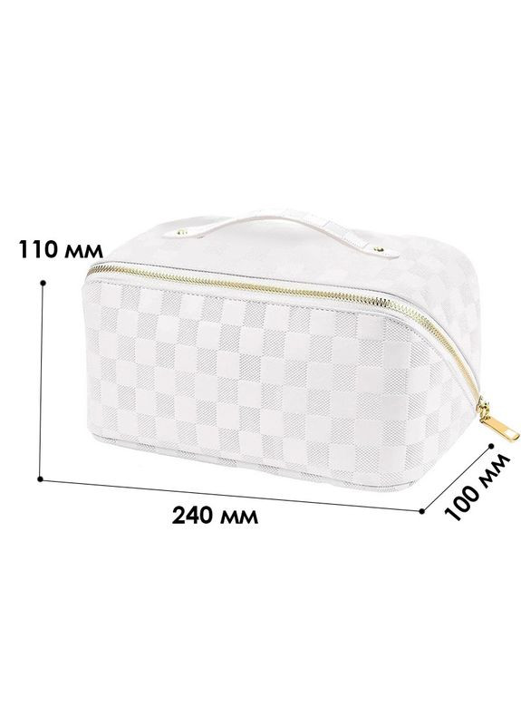 Женская косметичка BK-HZB-04 White несесер органайзер дорожная бьюти-кейс 6 шт. Lesko (352012096)