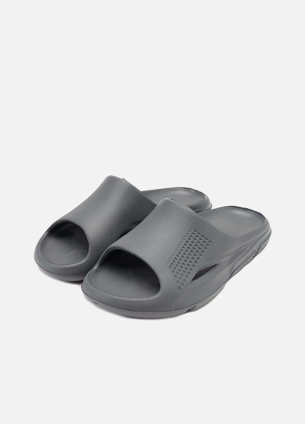 Графитовые шлепанцы мужские пляжные цвет графитовый цб-00269310 Yuki