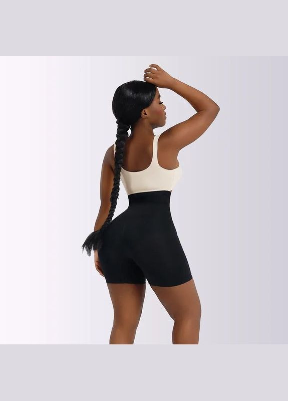 Женские корсетные велосипедки высокие утягивающие шорты с эффектом лифтинга и коррекцией талии и бедер No Brand Корсетні велосипедки (337168598)