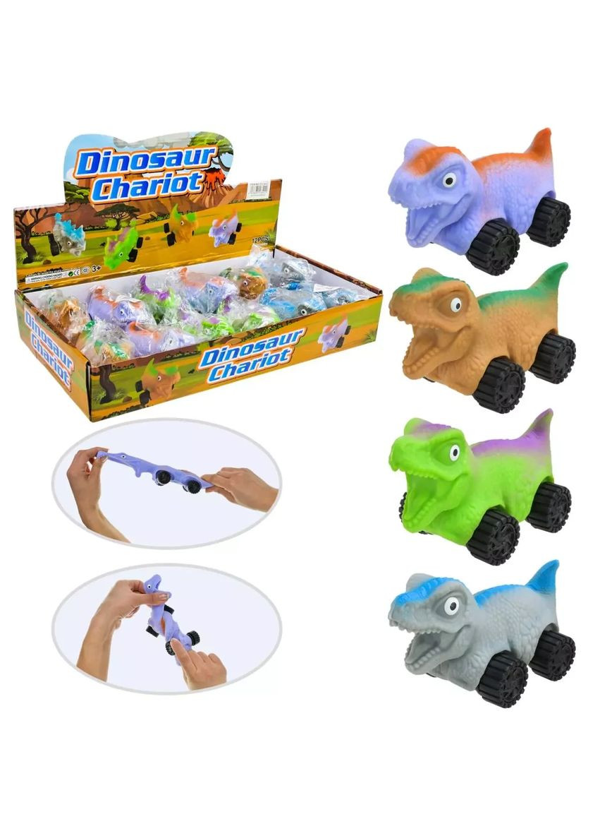 Игрушка антистресс тягучка динозавр C13802 Цена за бокс 12 штук No Brand (362435793)