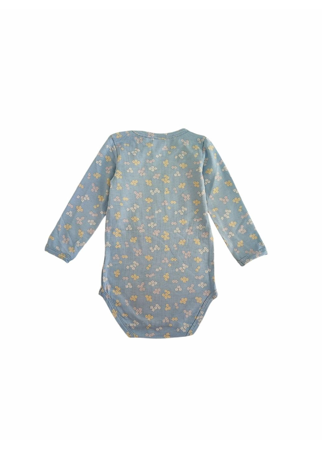 Дитяче боді для новонародженої дівчинки Блакитний (25111222) Green Cotton (368801840)