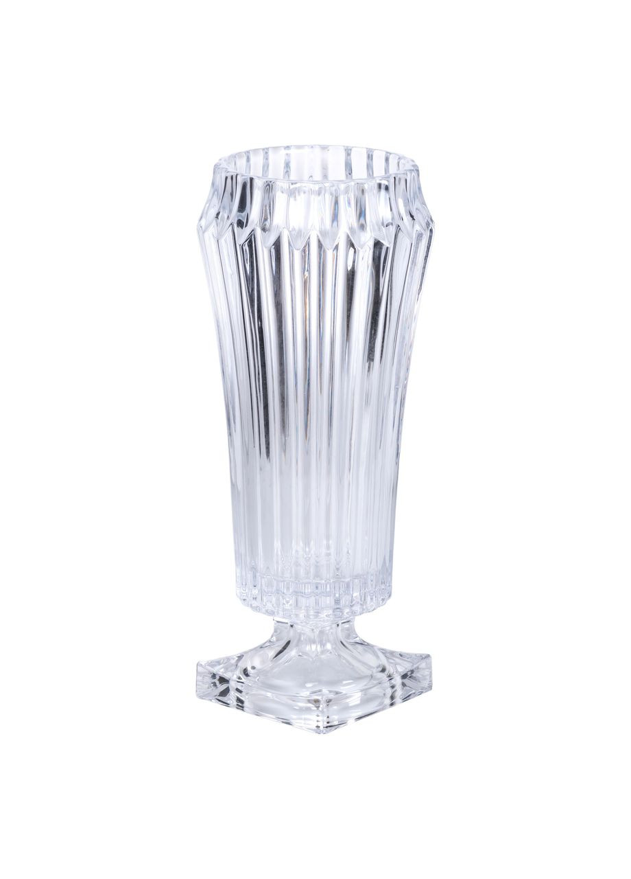 Ваза для цветов круглая 34.5 см стеклянная декоративная ваза из толстого стекла 1.8 л HP-19-141 Jooki (360920808)