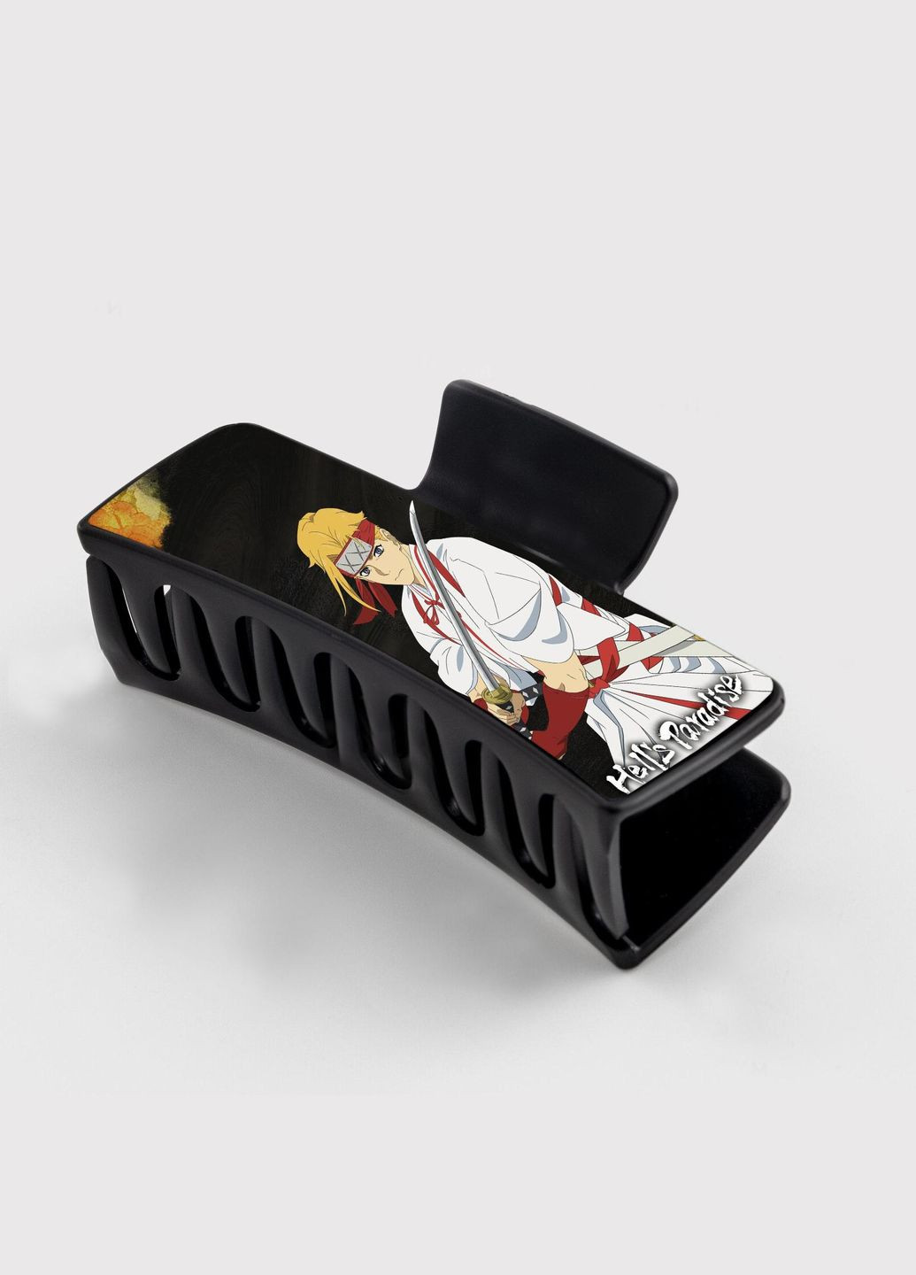 Заколка крабик для волос Аниме Адский рай #0007 черный No Brand (315630648)