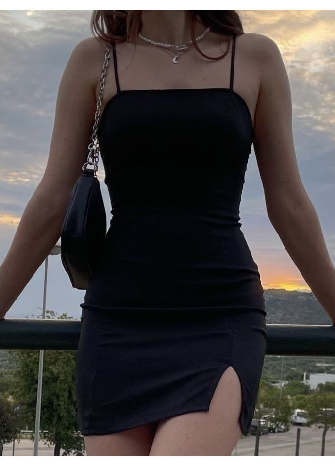 Черное невероятное платье-сарафан😍💣 Luna